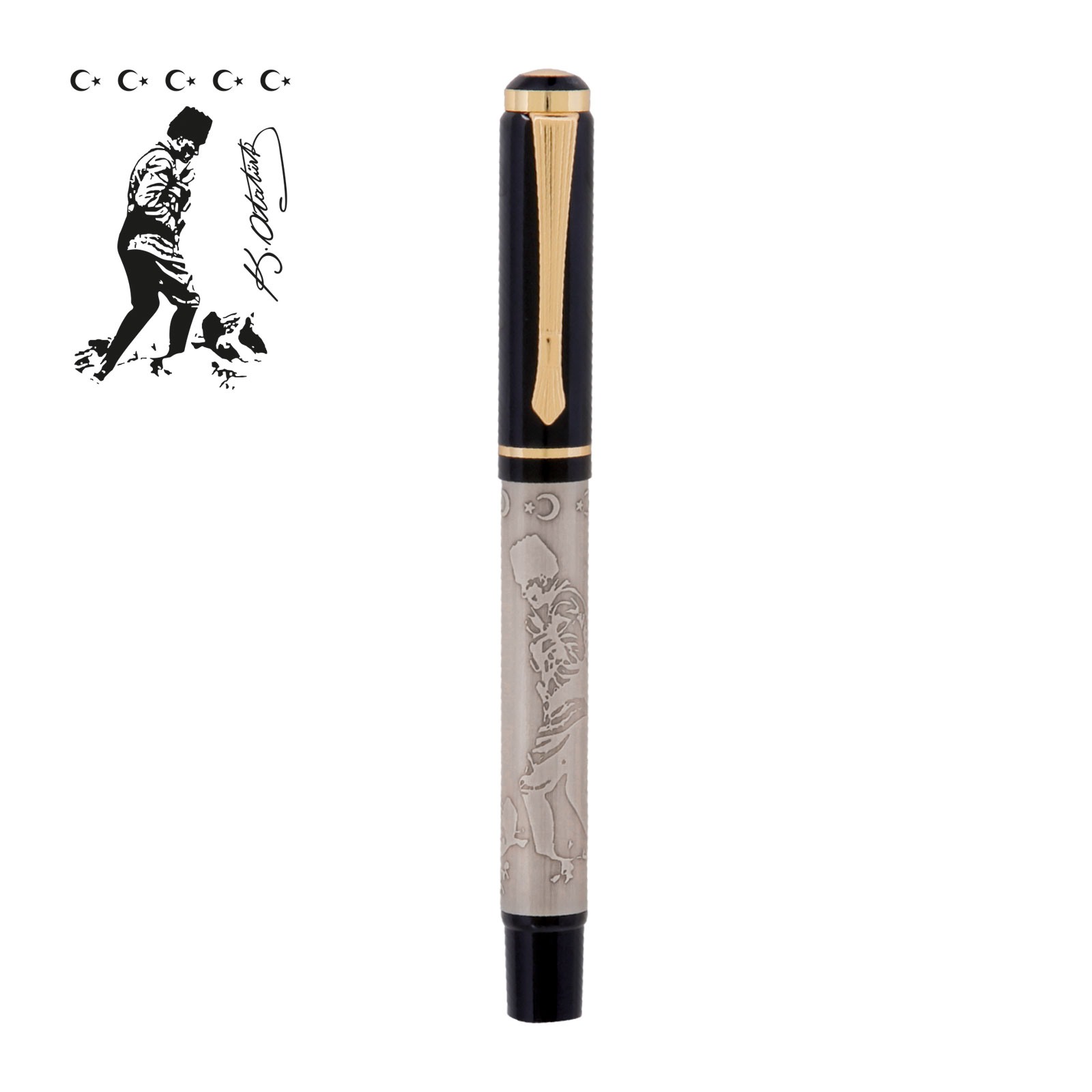 4095 DULKADİROĞLU OSMANLI KABARTMALI TEKLİ KALEM SETİ