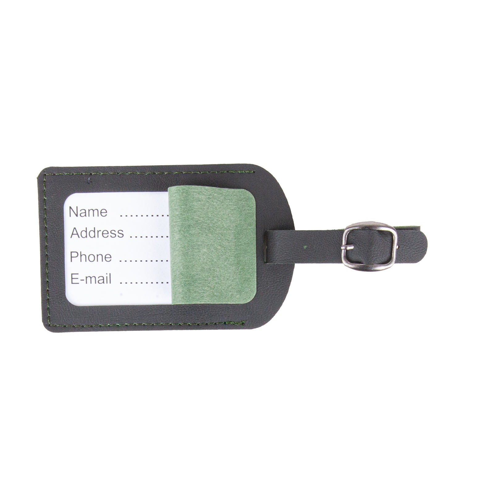 BAGAJ ETİKETİ YEŞİL DERİ