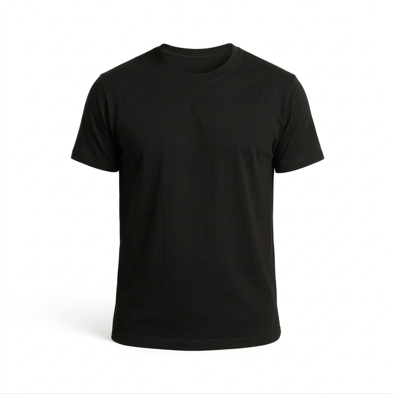 NERGİS SİYAH SIFIR YAKA TİŞÖRT XL