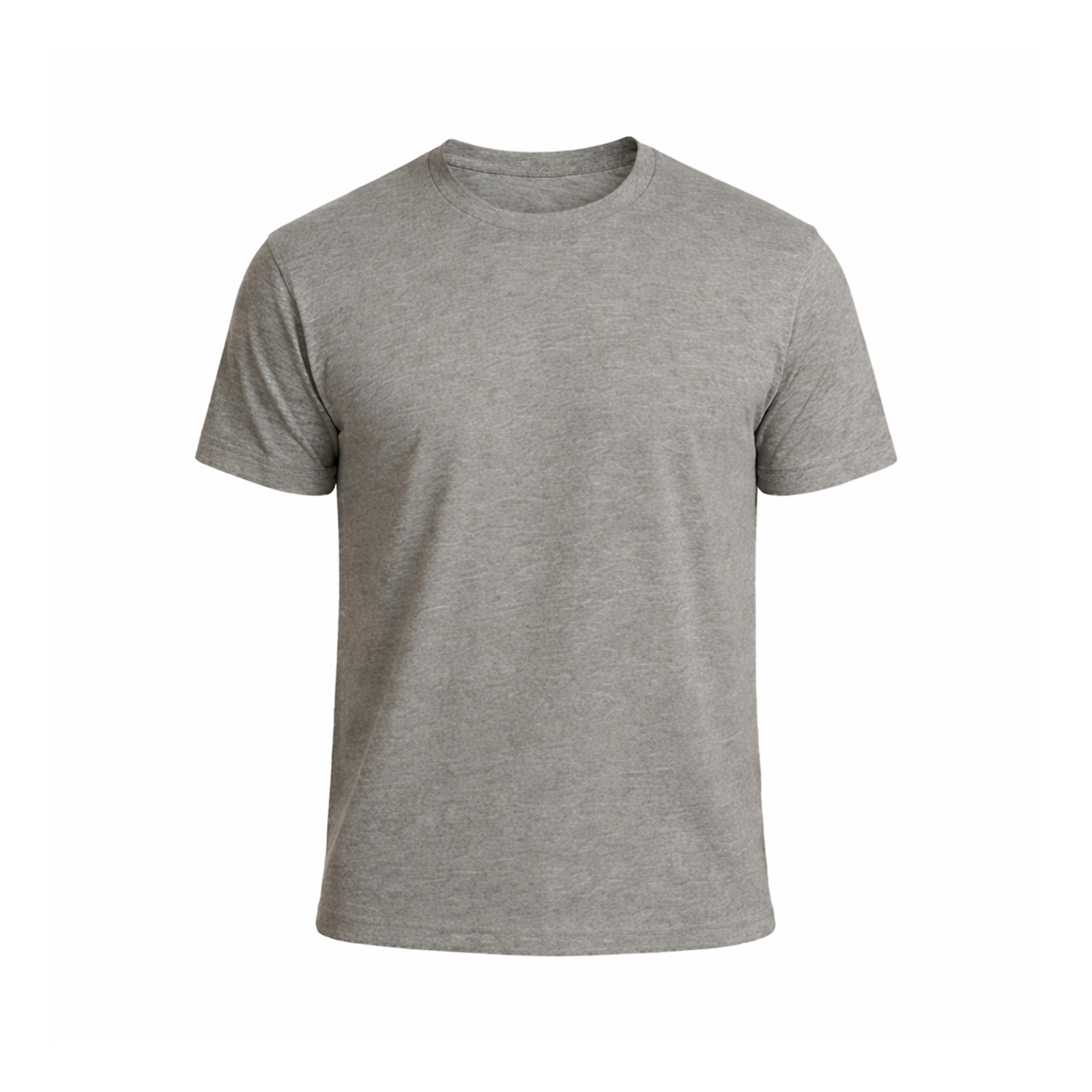 NERGİS GRİ SIFIR YAKA TİŞÖRT XL