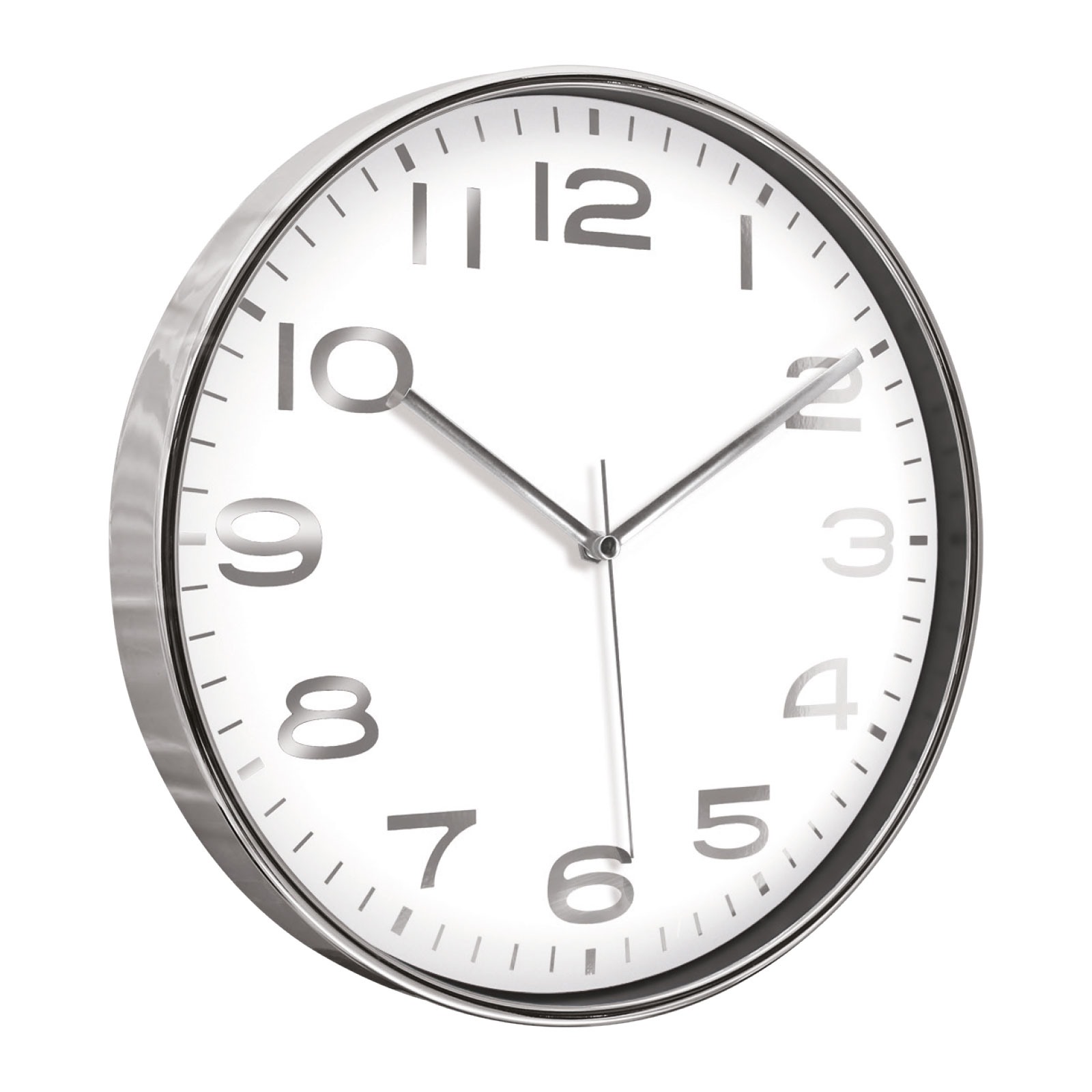 5010 HADES406 ALTIN-BEYAZ METALİZE ÇERÇEVE DUVAR SAATİ(380 MM)