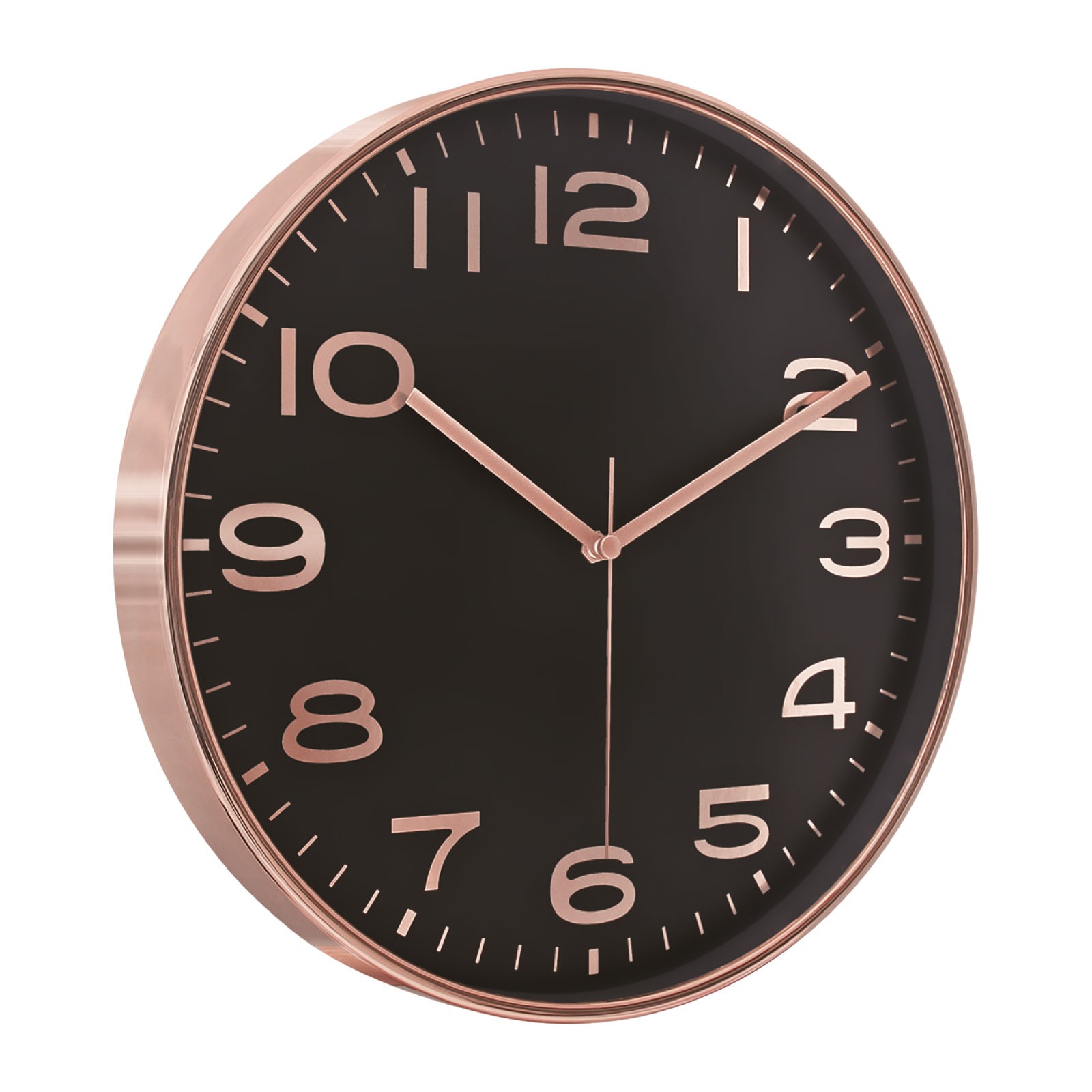 5010 HADES406 ALTIN-BEYAZ METALİZE ÇERÇEVE DUVAR SAATİ(380 MM)